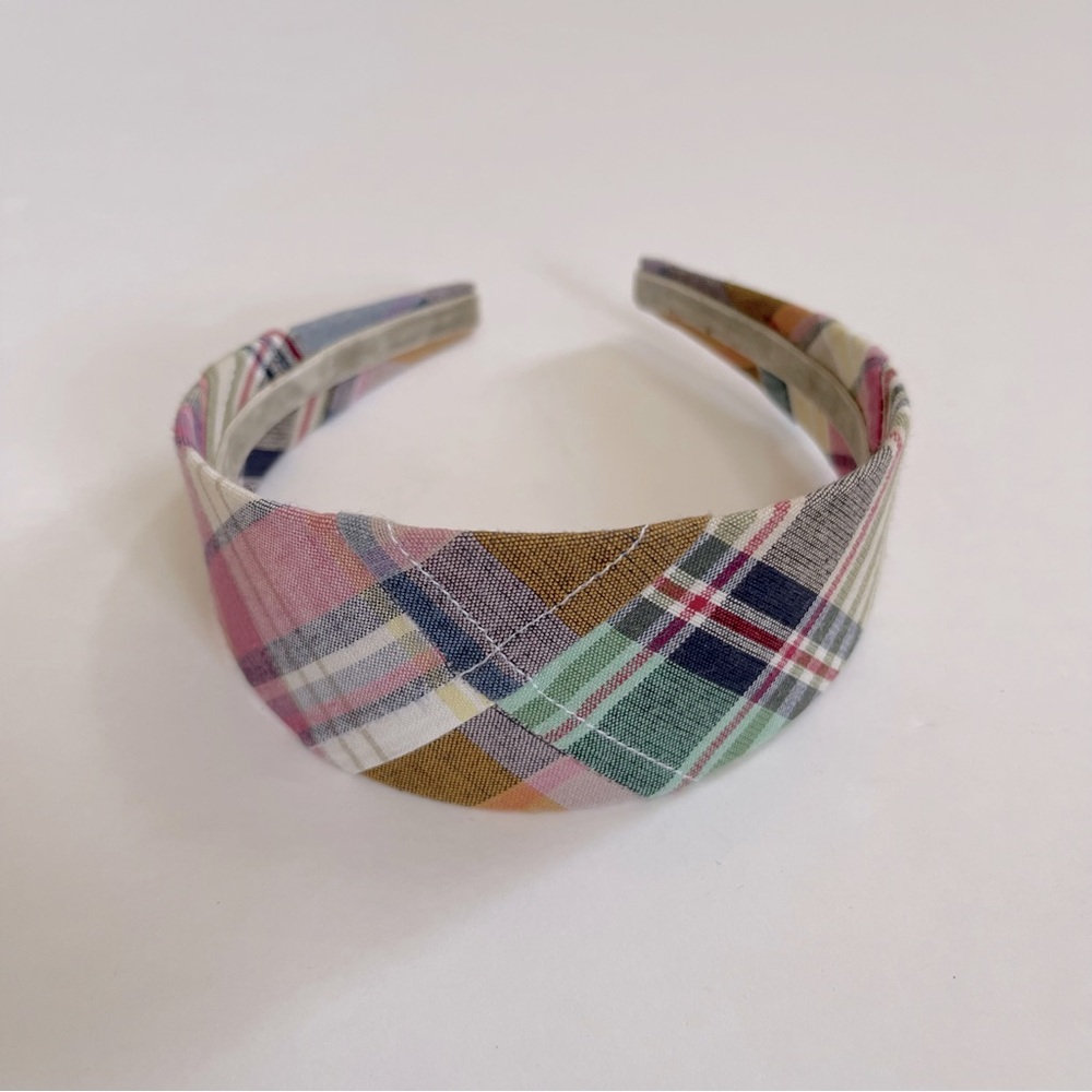 Nwot J. Crew Pastel Patchwork Pattern Headband - image 2